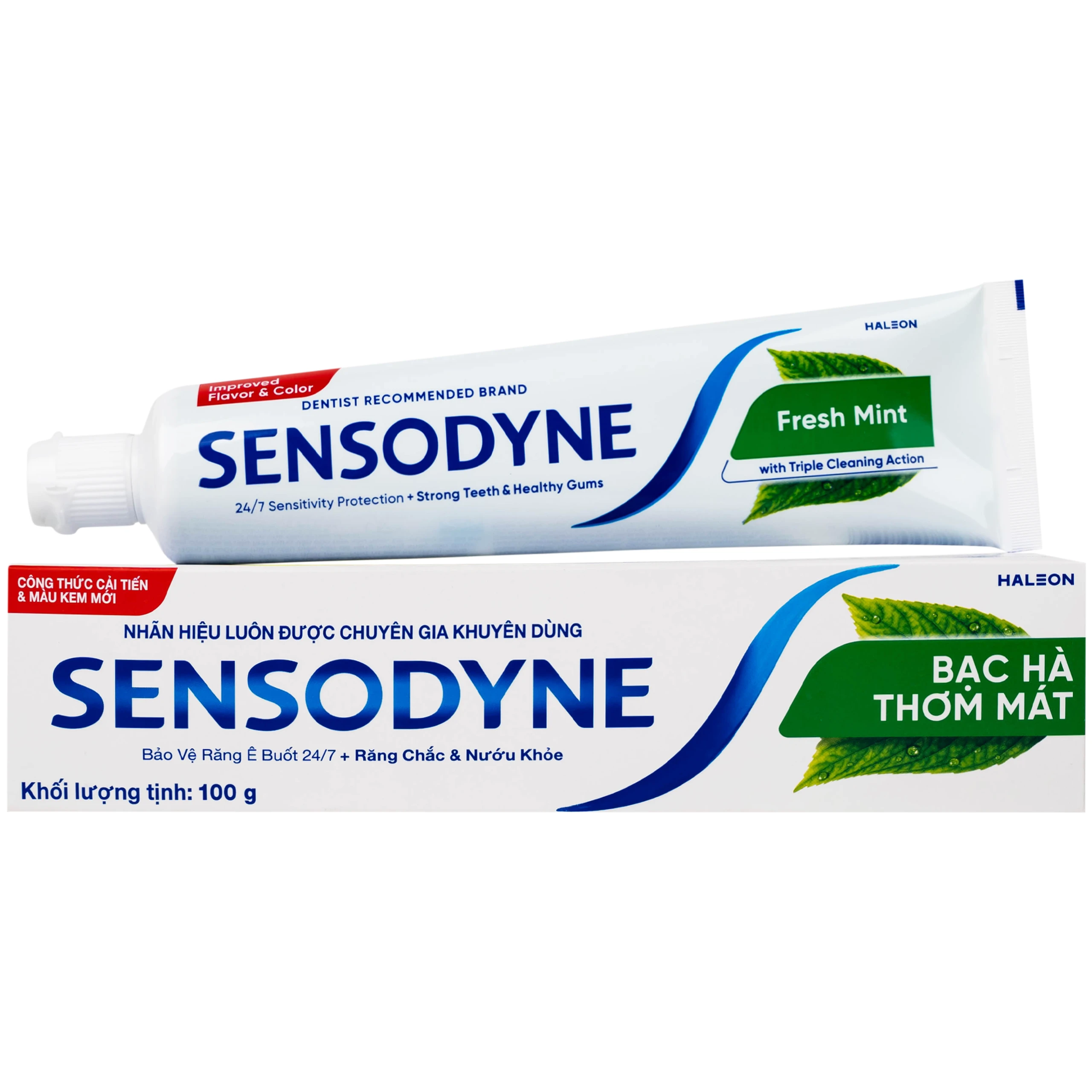 Kem Đánh Răng SENSODYNE - Fresh Mint 100G (Bạc Hà).webp