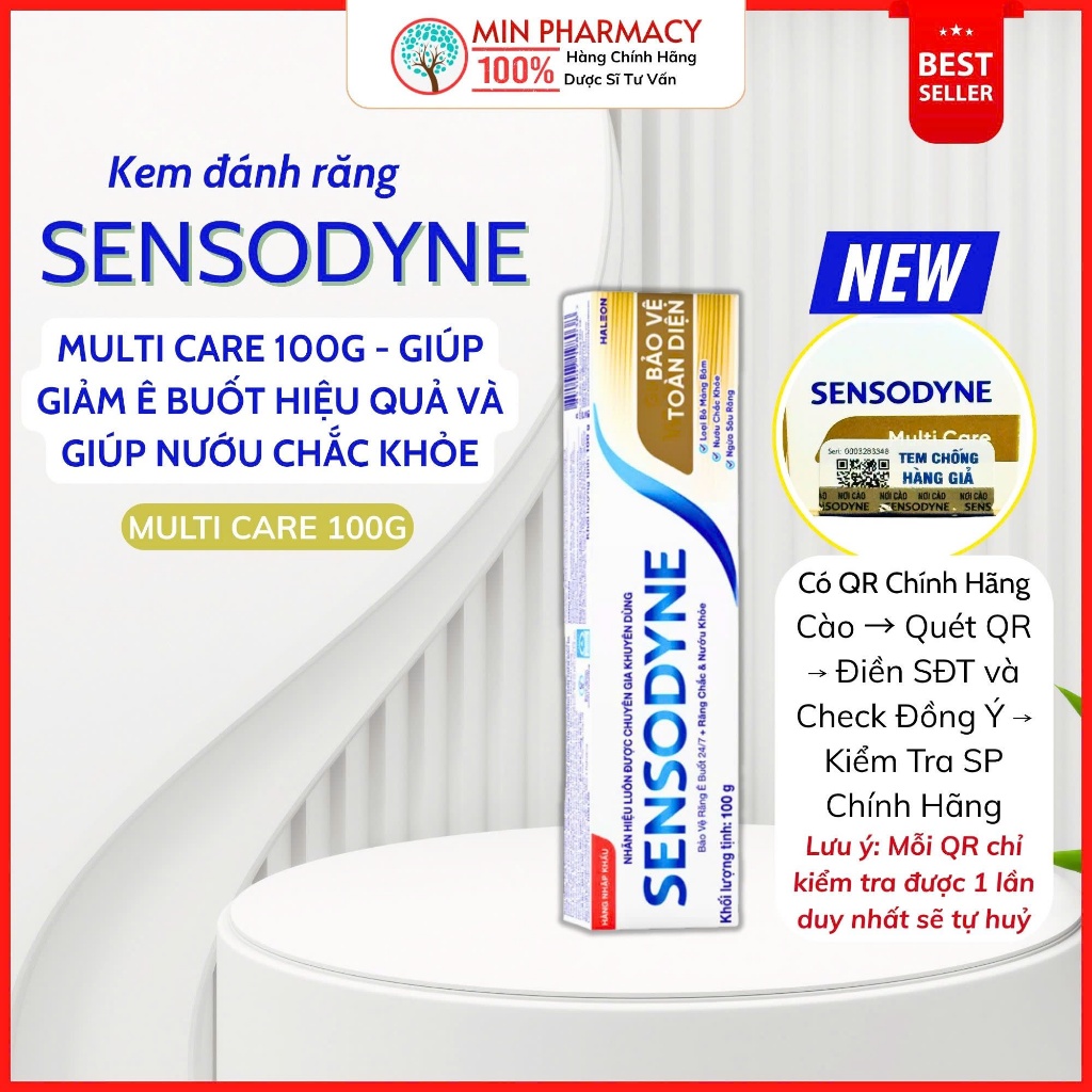 Kem Đánh Răng SENSODYNE - Multicare 100G.webp