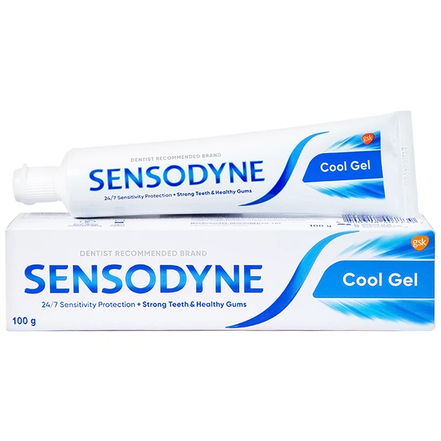 Kem đánh răng Sensodyne cool gel mát lạnh, bảo vệ răng ê buốt (160g).webp