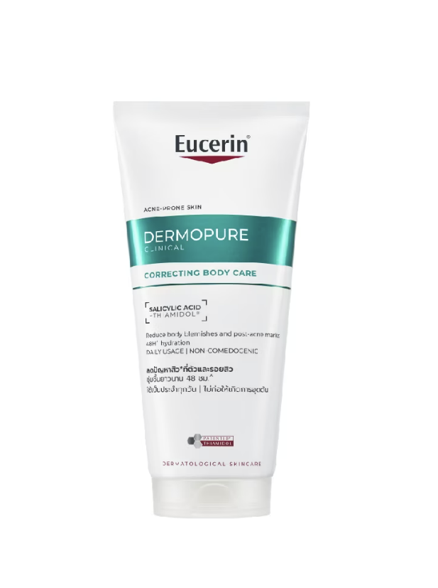 Kem Dưỡng Thể Eucerin Dermopure Clinical Correcting Body Care Cho Da Mụn & Thâm 200ml.png
