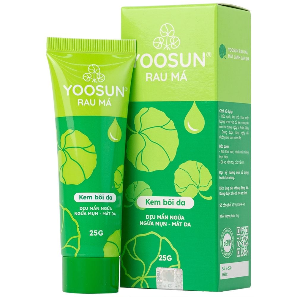 Kem YOOSUN Rau má Ngừa mụn Giảm mẩn ngứa 25g - Yoosun rau má.jpg