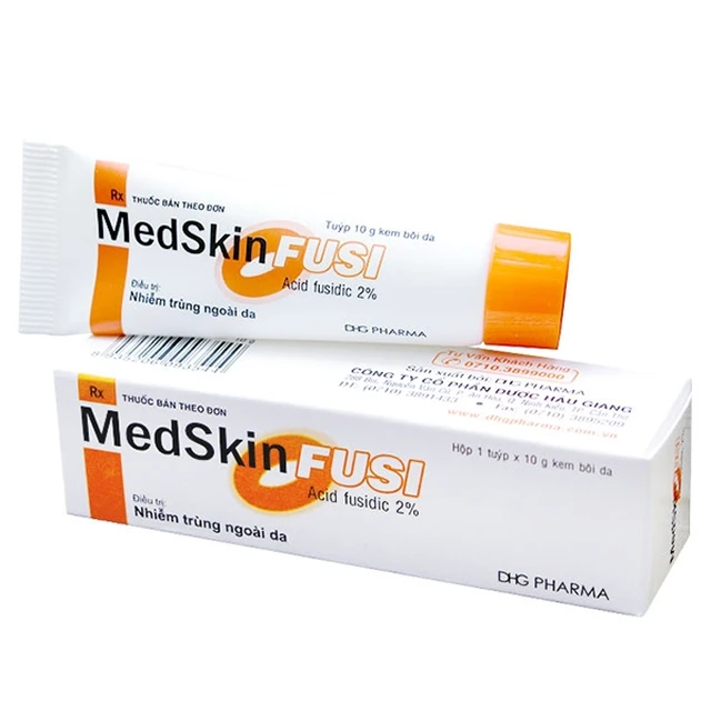 Kem bôi da MedSkin FUSI 2% DHG Pharma điều trị nhiễm trùng ngoài da (10g).webp