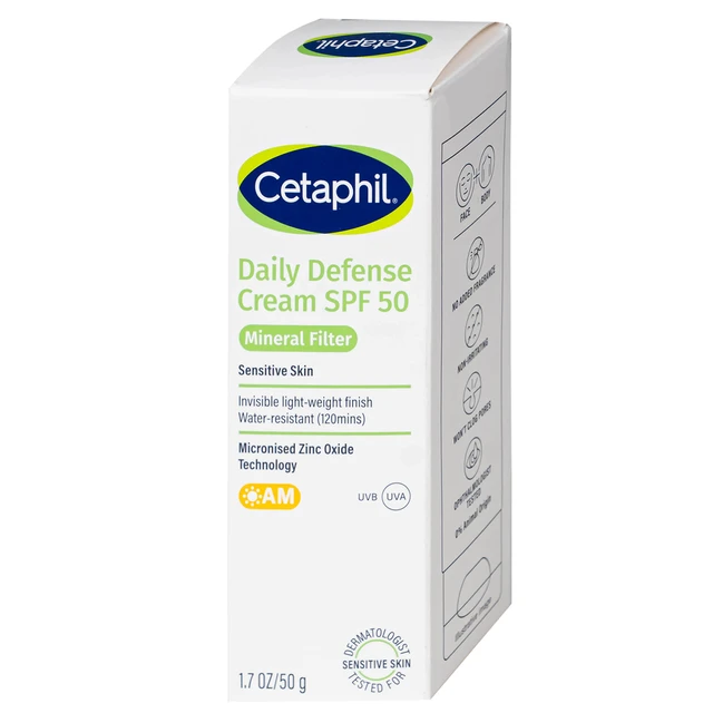 Kem chống nắng dưỡng ẩm 2in1 Cetaphil Daily Defense Cream SPF 50 50g.png