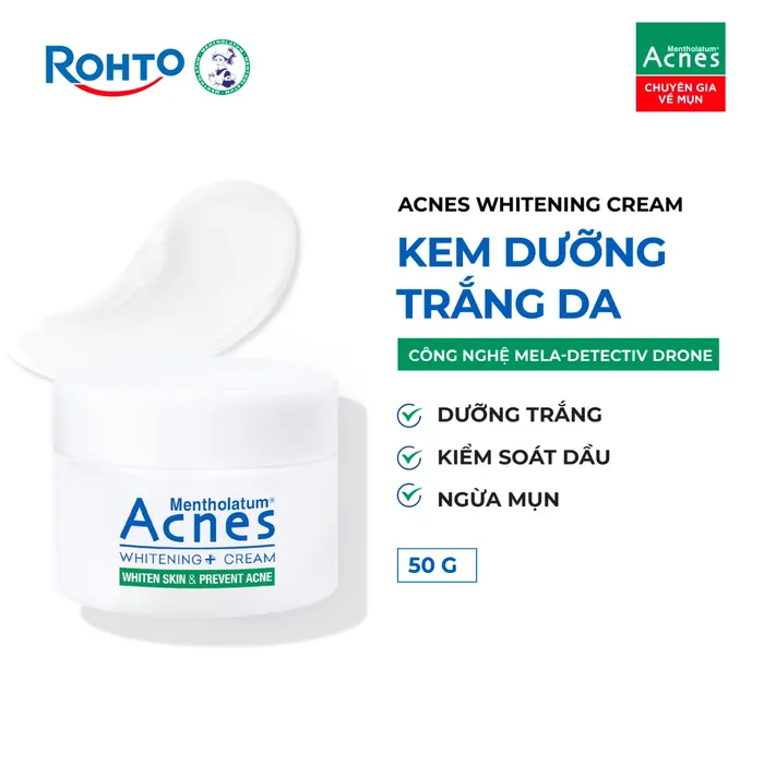 Kem dưỡng trắng - Acnes Whitening+ Cream.jpg