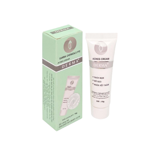 Kem mụn DERMA Gamma Chemicals Pte 10g.png