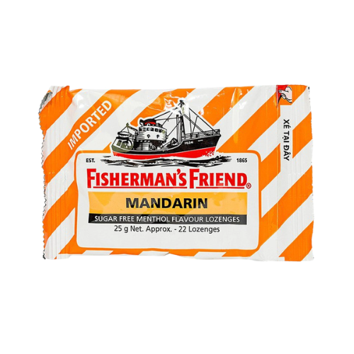 Kẹo Cay Con Tàu FISHERMAN’S FRIEND 25g – Mandarin Quýt rừng.png