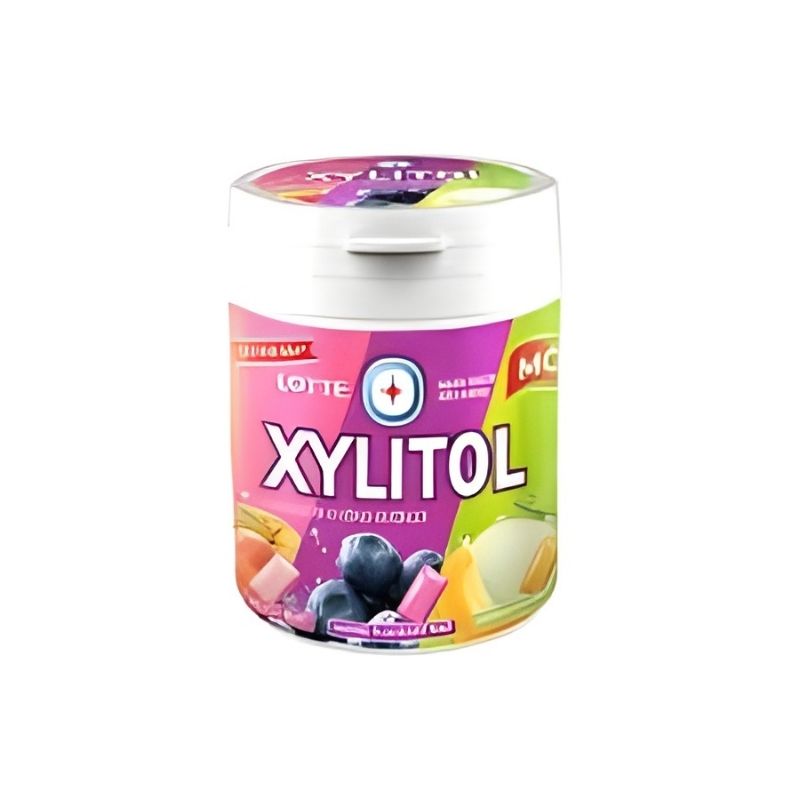 Kẹo Gum Xylitol chai 130.5g - Trái cây.jpg