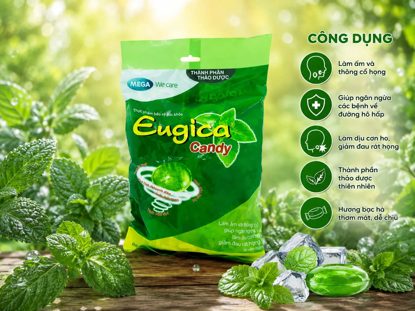 Kẹo Ngậm Ho Eugica Candy (gói 300 viên).webp
