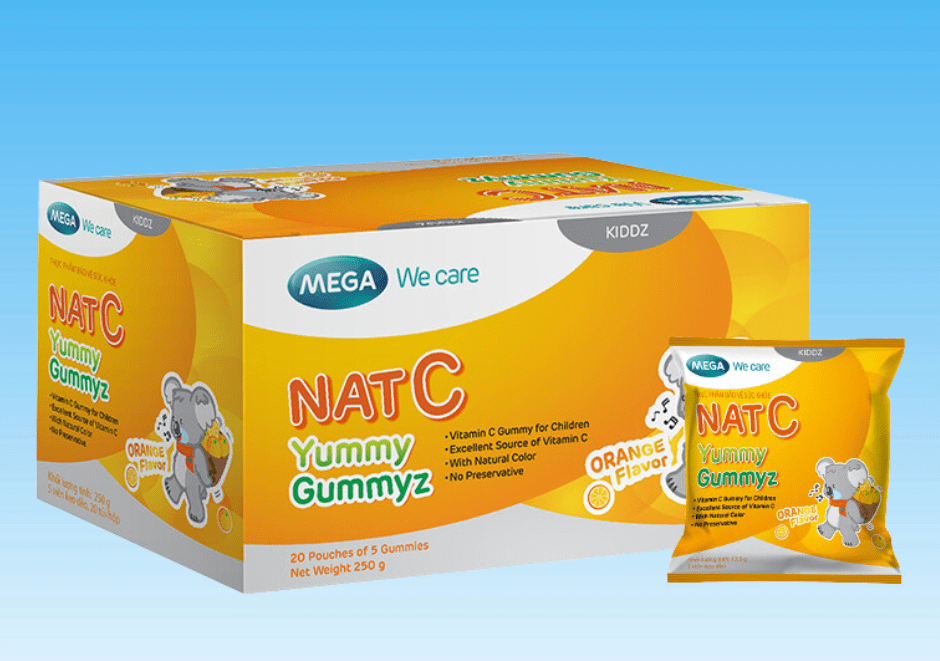 Kẹo dẻo Nat C Yummy Gummyz hỗ trợ tăng sức đề kháng.png