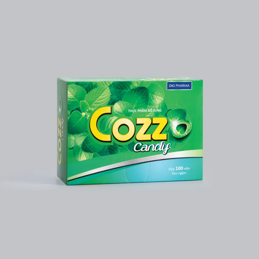 Kẹo ngậm Cozz Candy hỗ trợ giảm ho, thông họng (Hộp 100 viên).png