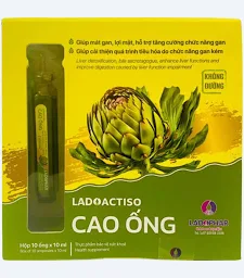 LADOACTISO CAO ỐNG hỗ trợ tăng cường chức năng gan (Hộp 10 ốngx10ml).webp