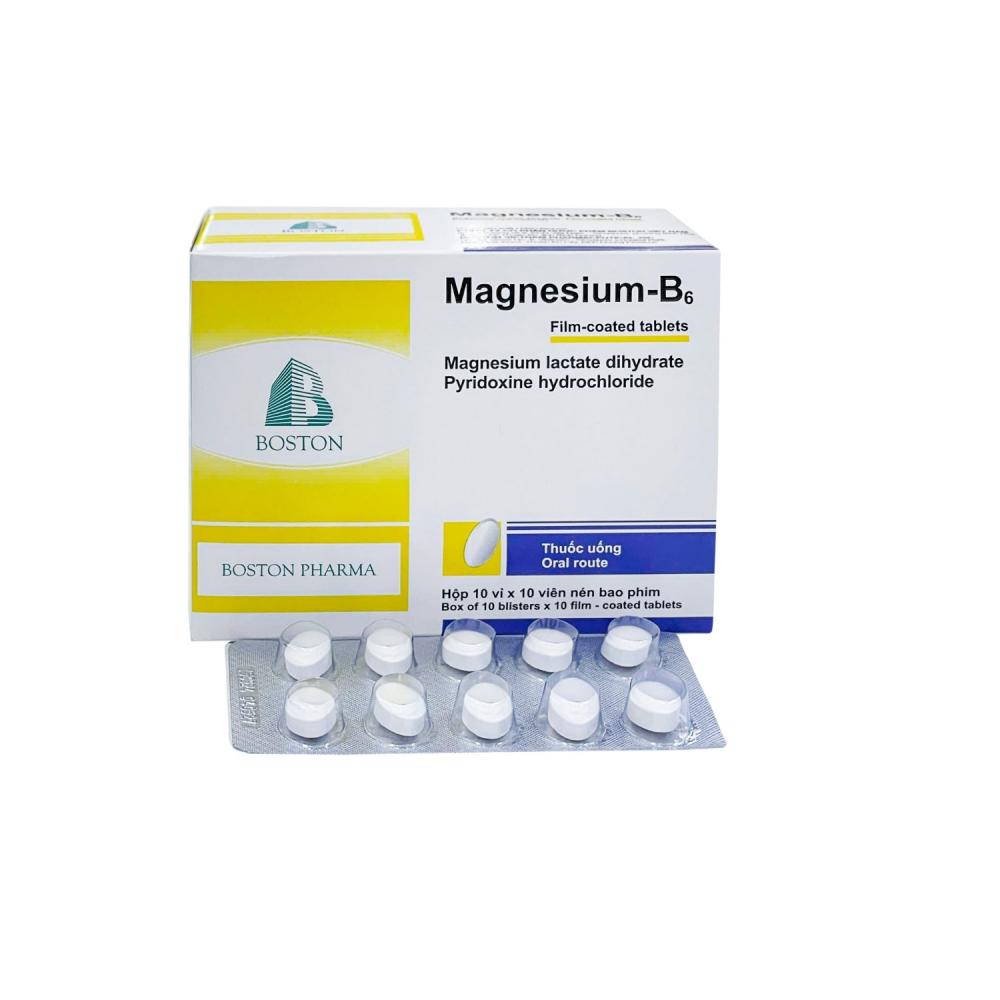 Magnesium-B6 Boston (10 vỉ x 10 viên).jpg