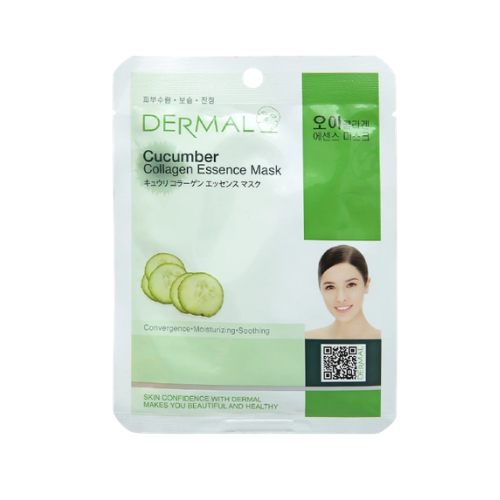Mặt Nạ DERMAL 23g Collagen Essence Mask - Dưa leo.png