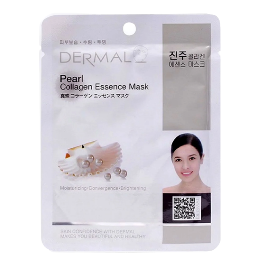 Mặt Nạ DERMAL 23g Collagen Essence Mask - Ngọc trai (1).png