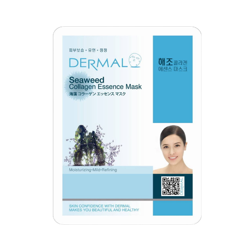 Mặt Nạ DERMAL 23g Collagen Essence Mask - Rong biển.png