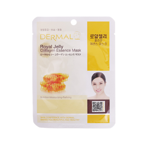 Mặt Nạ DERMAL 23g Collagen Essence Mask - Sữa ong chúa.png