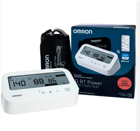 Máy đo huyết áp bắp tay Omron IQ BT Power Hem 7194T1.webp