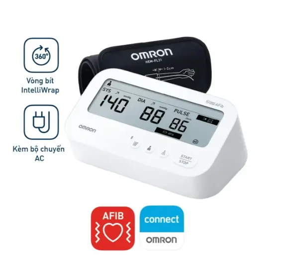 Máy đo huyết áp bắp tay Omron IQ BT Power Hem 7194T1.webp
