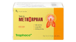 Methorphan trị ho trong bệnh lý hô hấp (10 vỉ x 10 viên).jfif
