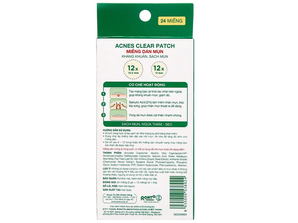 Miếng Dán Mụn Acnes Clear Patch- Hộp 24 miếng.png