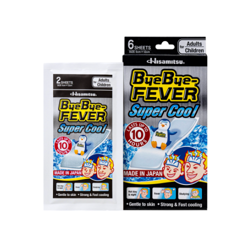 Miếng Dán hạ sốt ByeBye Fever Super người lớn - Hộp 6 miếng.png