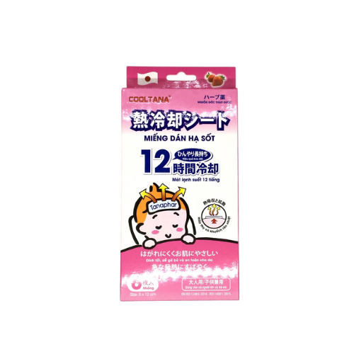Miếng Dán hạ sốt Cooltana - Hộp 6 miếng.png