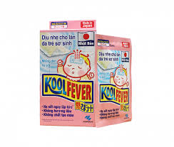 Miếng dán hạ sốt Koolfever dành cho trẻ sơ sinh.jfif