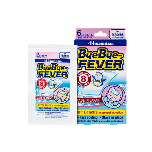 Miếng dán hạ sốt cho trẻ sơ sinh ByeBye Fever For Babies (3 gói x 2 miếng) (1).png