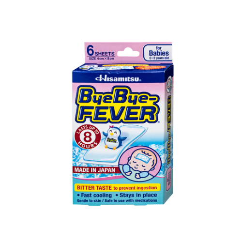 Miếng dán hạ sốt cho trẻ sơ sinh ByeBye Fever For Babies (3 gói x 2 miếng) (1).png
