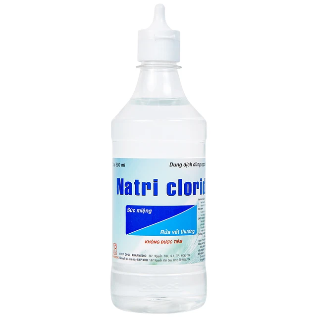 Natri Clorid 0,9% Pharmedic 500ml – Vệ Sinh Răng Miệng, Họng..webp