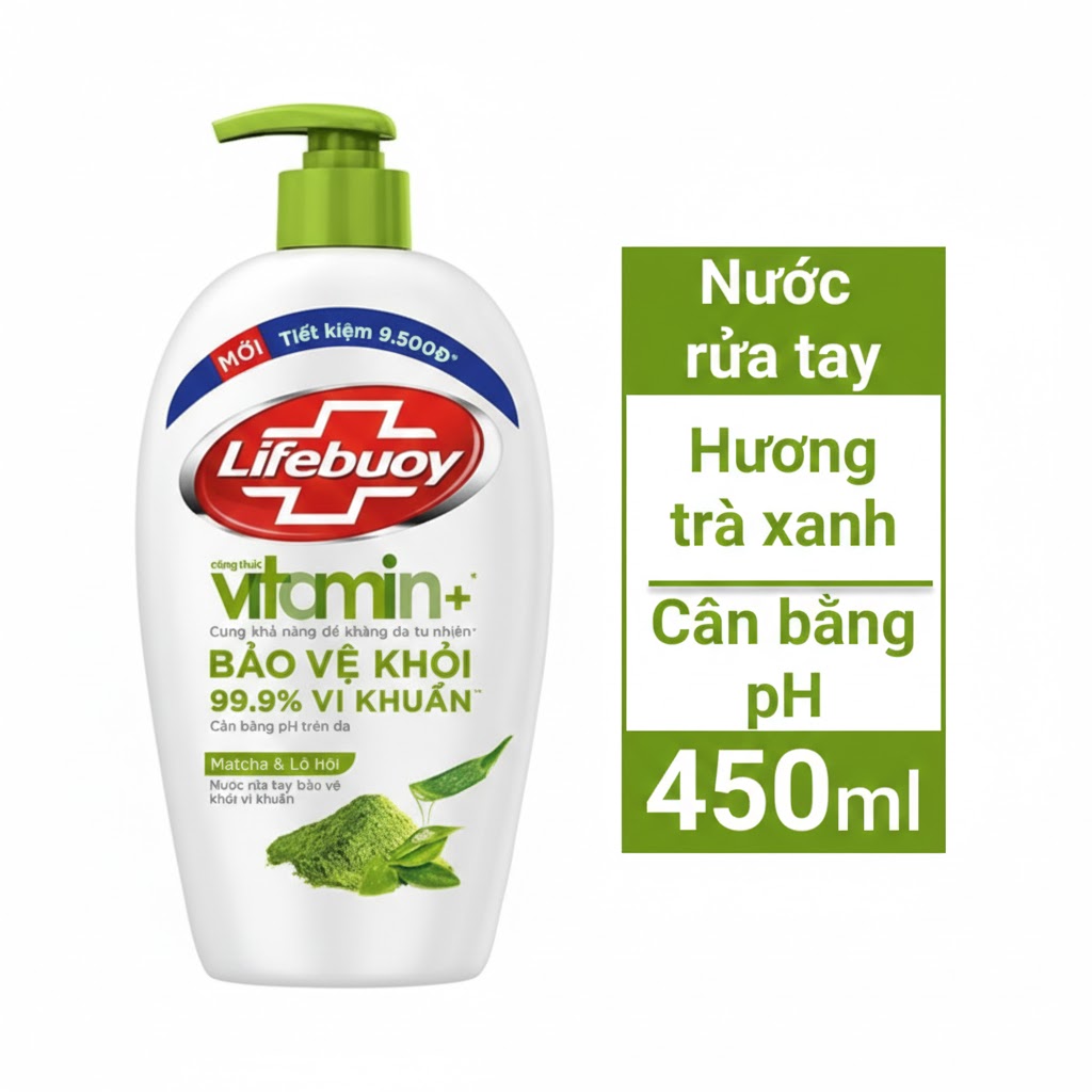 Nước Rửa Tay Lifebuoy Diệt Khuẩn, Bảo Vệ Da Tay - Matcha&Nha đam 450g.jpg
