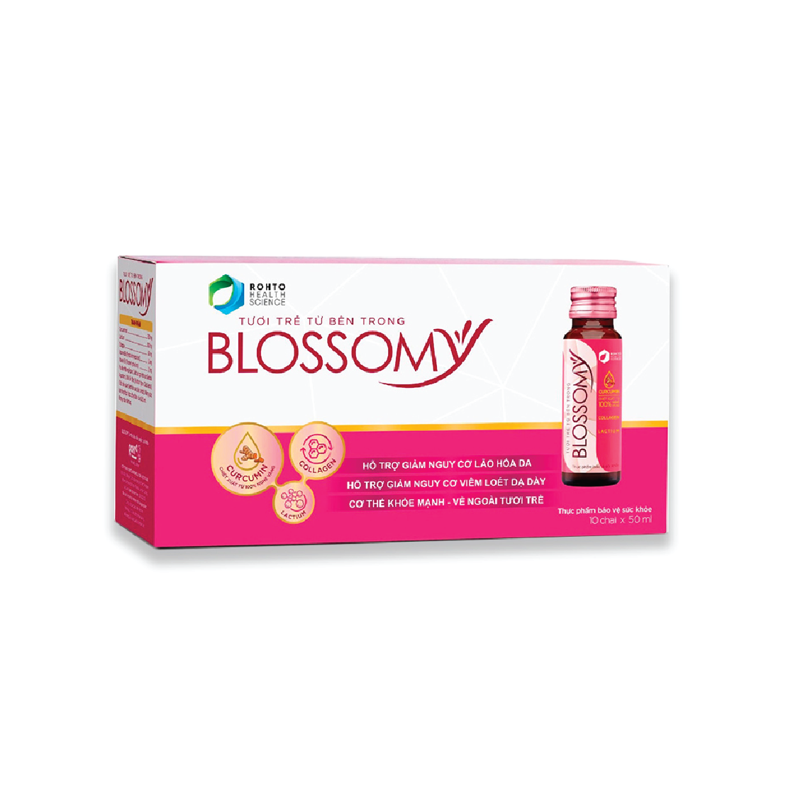 Nước Uống Blossomy Hỗ Trợ Sáng Da, Dạ Dày Khỏe (Hộp 10 Chai X 50ml).png