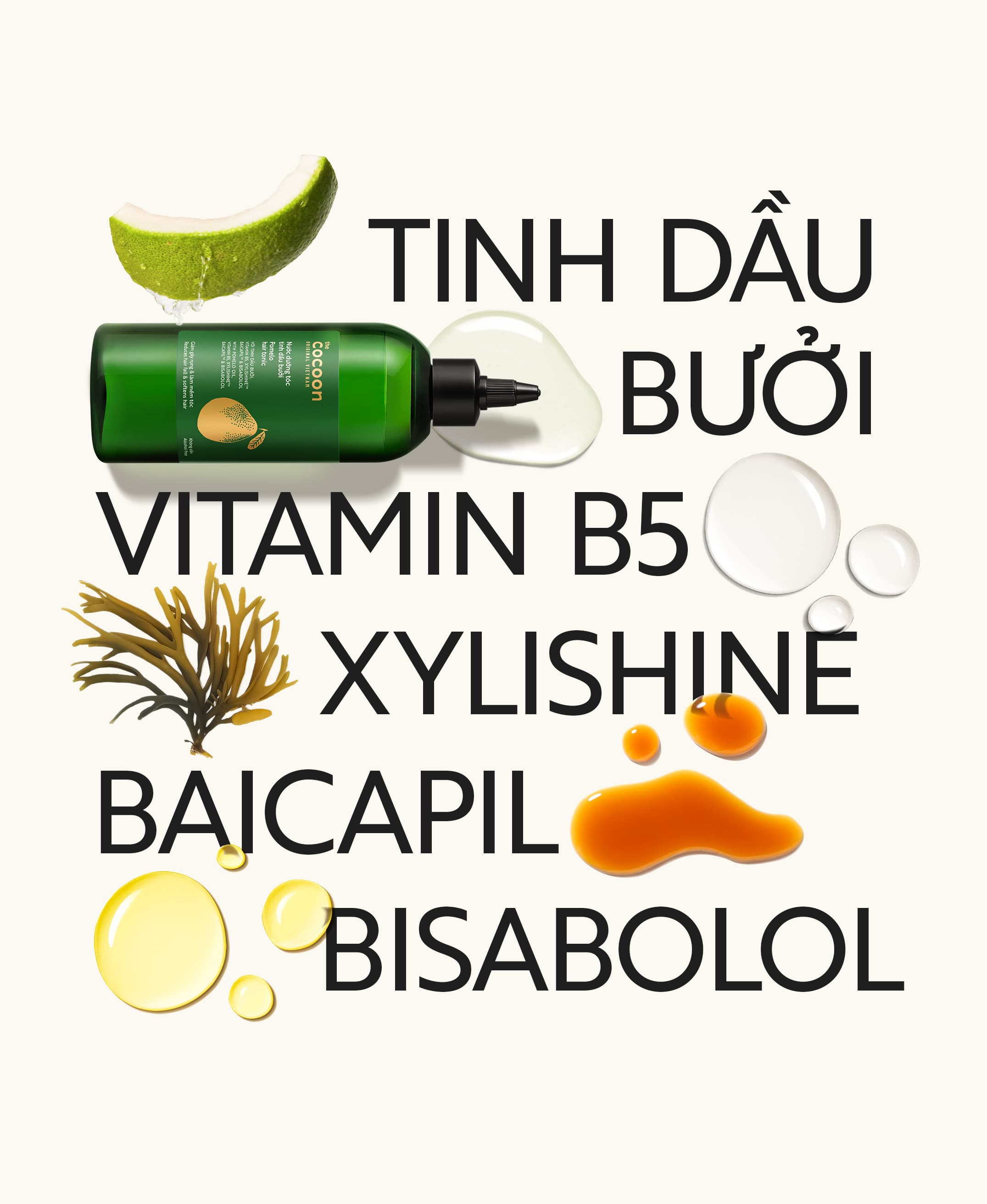 Nước dưỡng tóc tinh dầu bưởi 140ml Cocoon.jpg