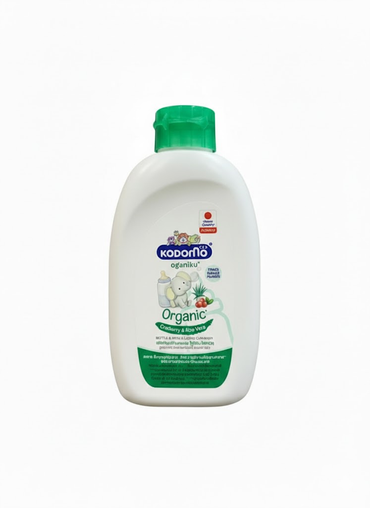 Nước rửa bình sữa và làm sạch đồ dùng Kodomo Organic chai 200ml.jpg