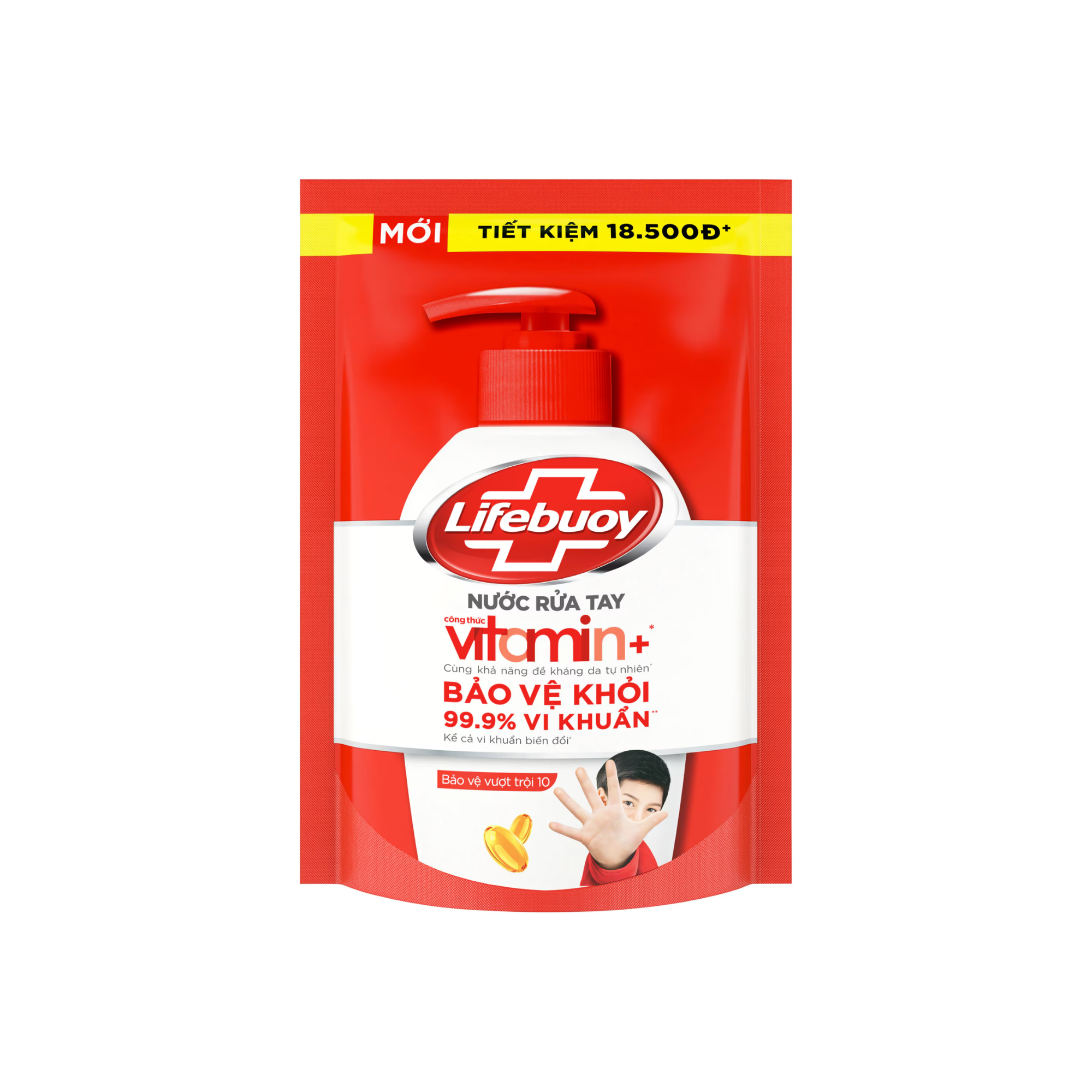 Nước rửa tay bảo vệ vượt trội Lifebuoy túi 400g.png