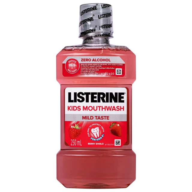 Nước súc miệng Listerine Tartar Protection ngừa mảng bám chai 250ml.webp
