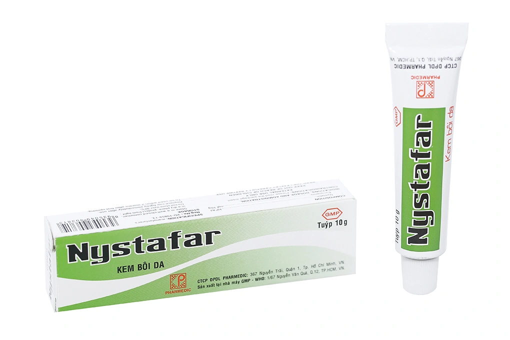 Nystafar 10g Pharmedic Điều Trị Nấm Da, Nấm Candida.webp