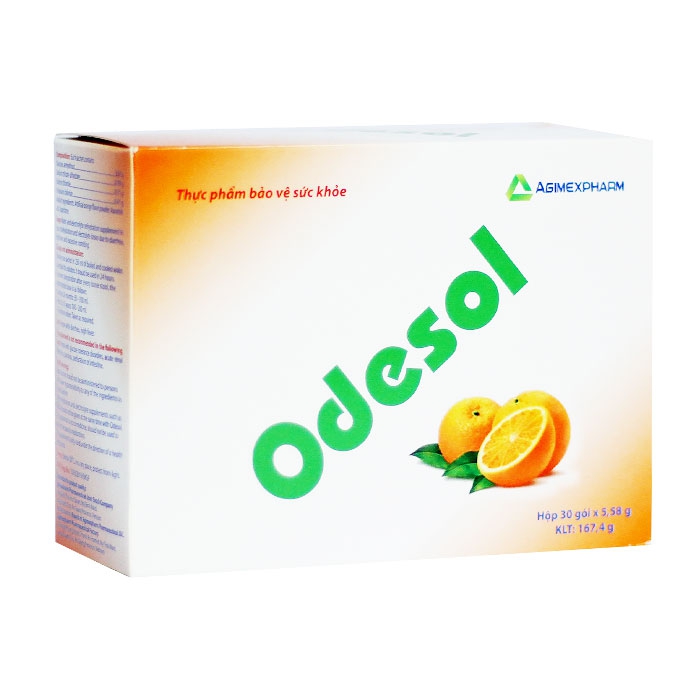 Odesol Agimexpharm bổ sung nước và chất điện giải (30 gói x 5.58g).jpg