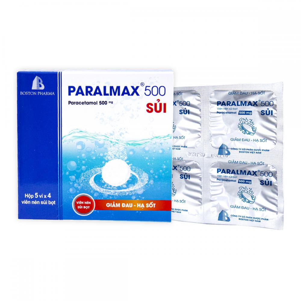 Paralmax 500 sủi Boston (5 vỉ x 4 viên).jpg