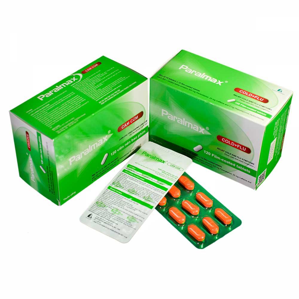 Paralmax Cảm cúm Boston (10 vỉ x 12 viên).jpg