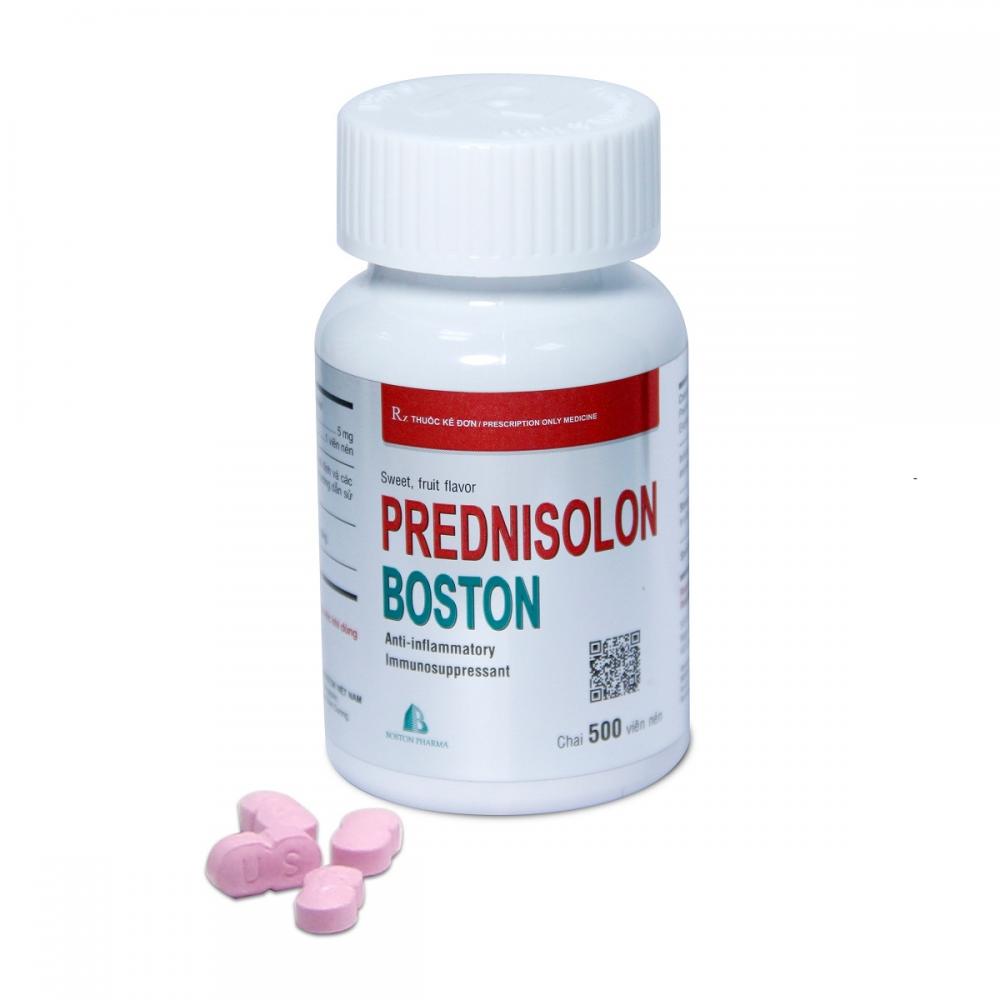 Prednisolon Boston (500 viên mùi dâu) - Boston.jpg