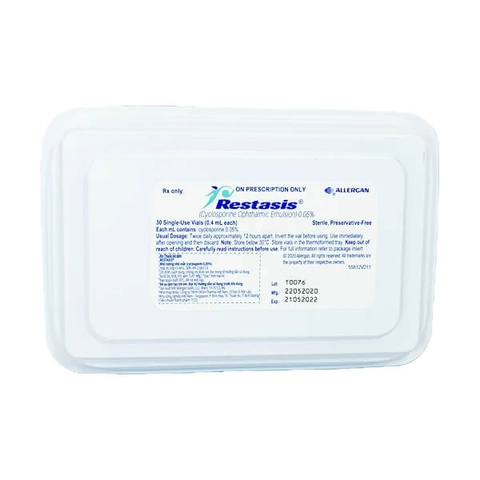 Restasis – Điều trị tình trạng khô mắt (30 ống).webp