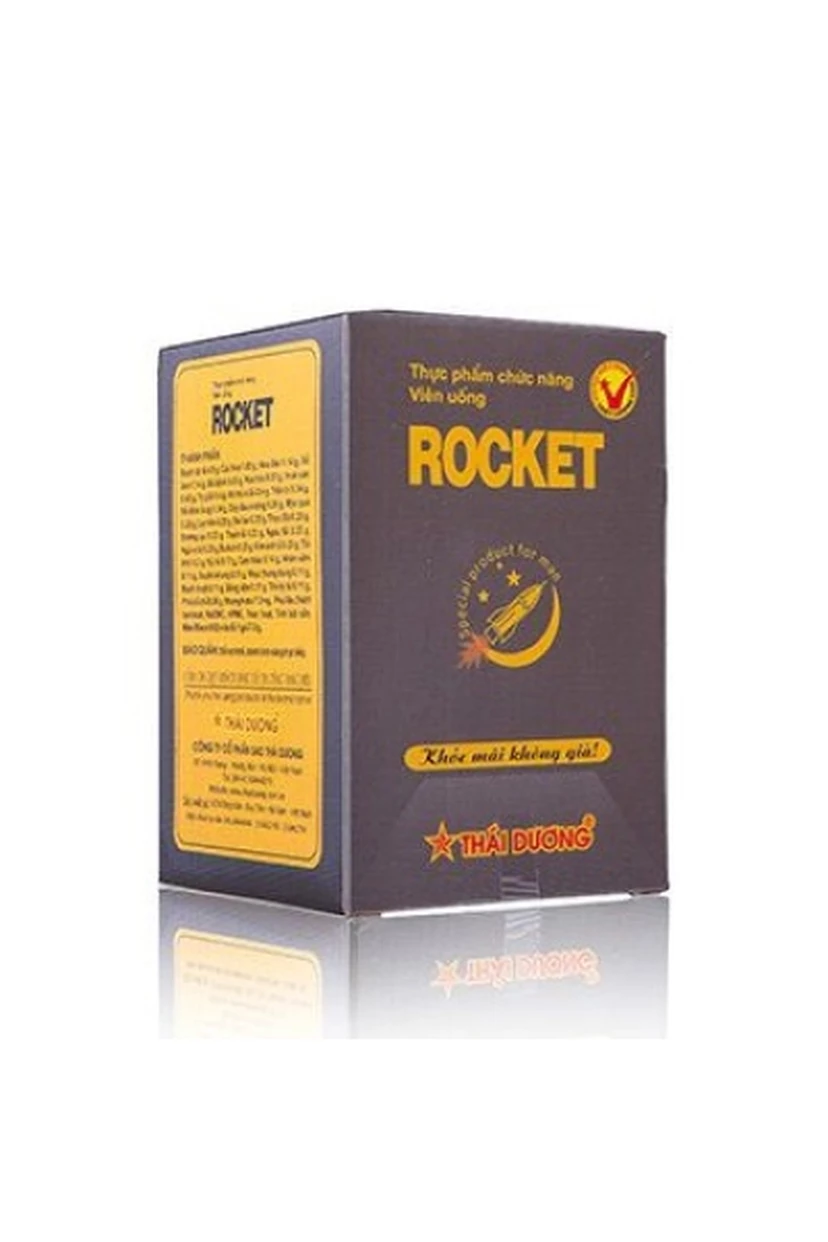Rocket tăng cường sinh lý nam giới (Hộp 10 gói x 7,5g).webp