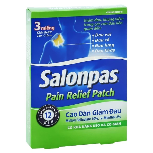 Salonpas pain relief patch 3 miếng (FSA 3M).webp