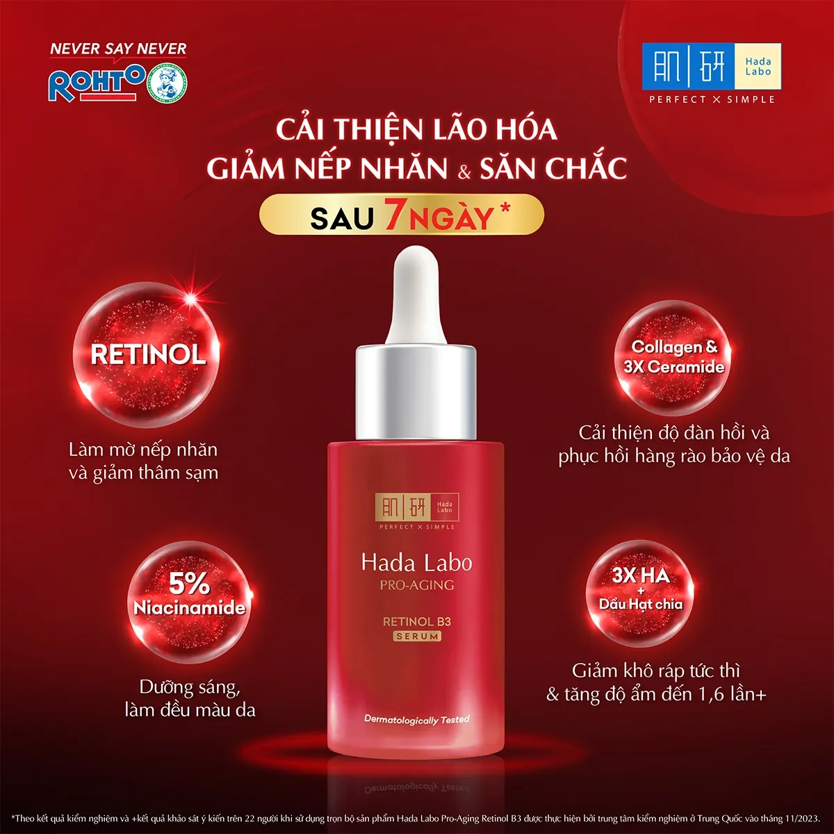 Serum cải thiện lão hóa Hada Labo Pro-Aging Retinol B3 Serum 30ml.webp