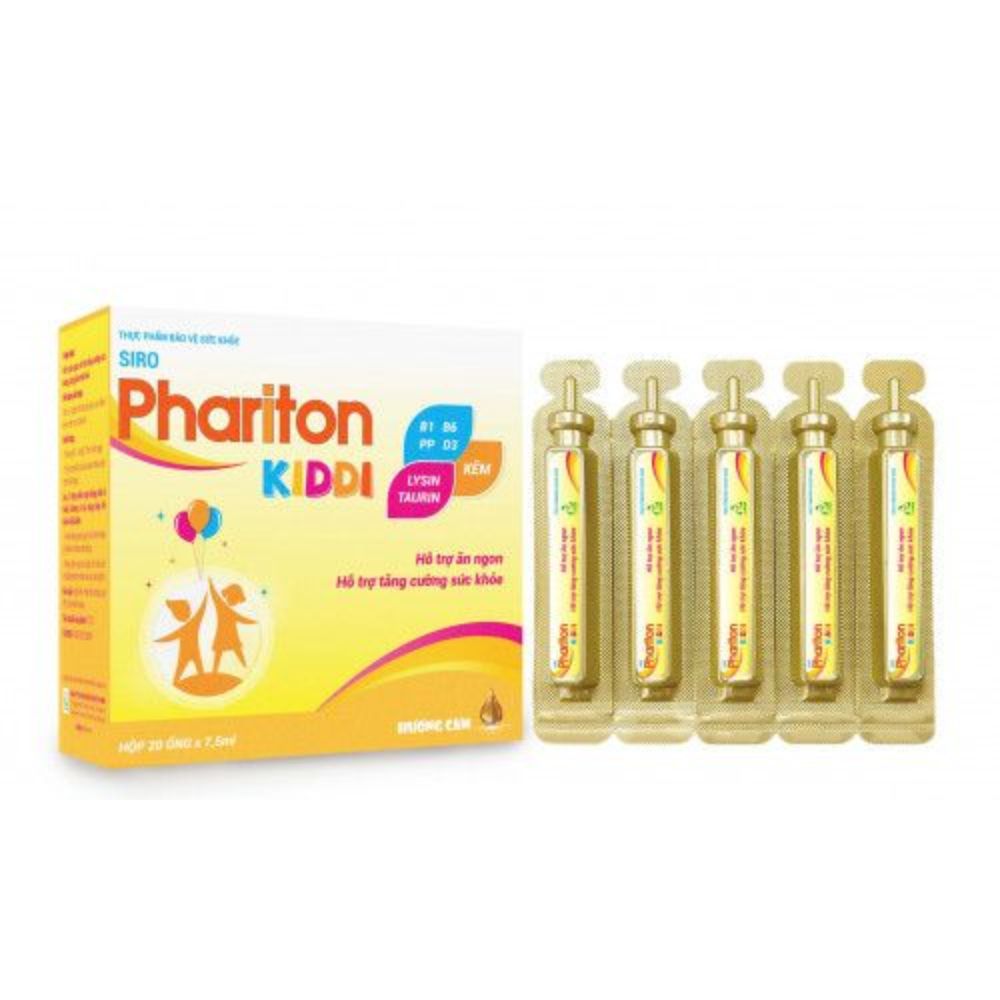 Siro ăn ngon, tăng cường sức khỏe Phariton KIDDI (Hộp 20 ống).jpg