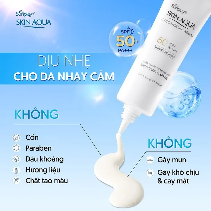 Kem chống nắng dưỡng da chuyên sâu dạng serum Skin Aqua UV Defense Duo Serum 30g.webp