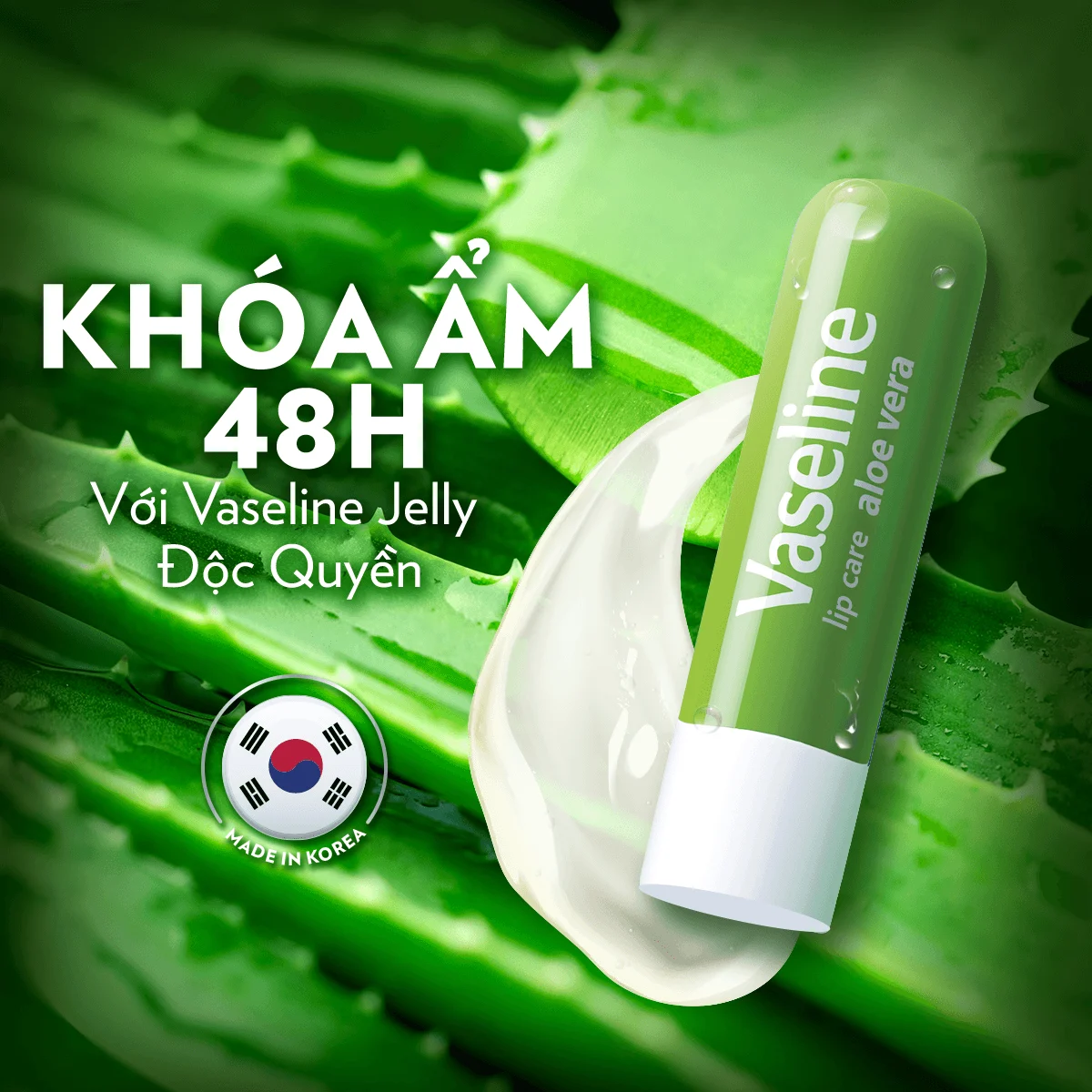 Son Dưỡng Môi VASELINE Liptherapy 4.8g - Aloe Vera.jpg