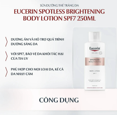 Sữa Dưỡng Thể Eucerin Sáng Da Spotless Brightening Body Lotion SPF7 250ml.png