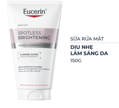 Sữa Rửa Mặt Làm Sáng Da Eucerin Spotless Brightening Amino Cleansing Foam 150ml.png